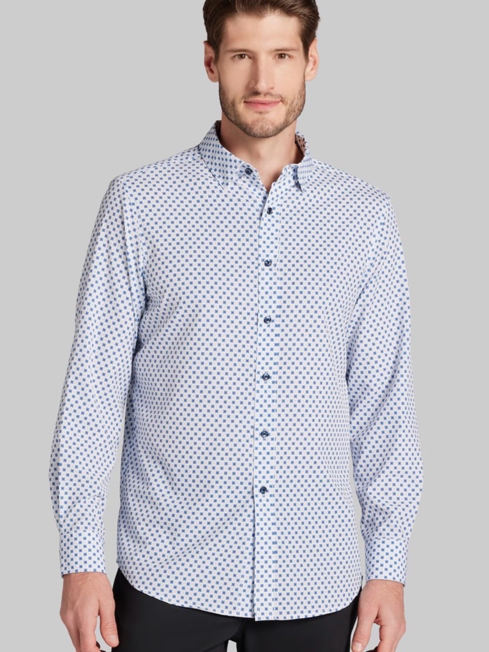 Jos. A. Bank Blue Traveler Collection Long Sleeve Shirt